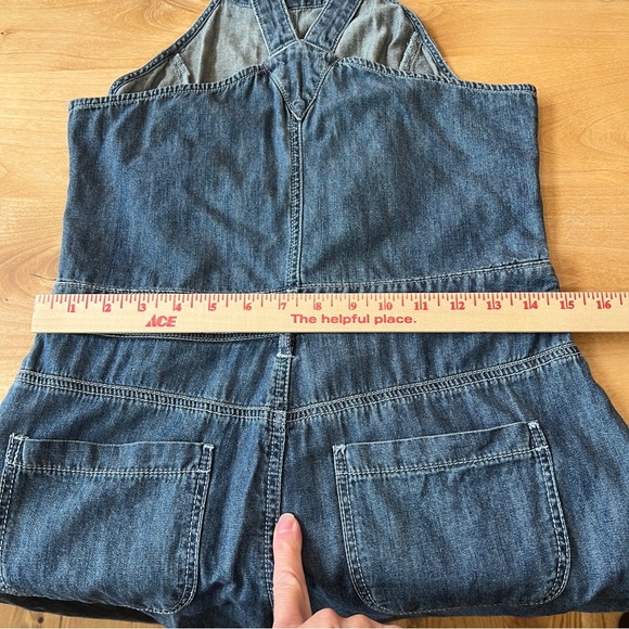 ANTHROPOLOGIE PILCRO & THE LETTERPRESS OVERALLS SZ 6 WIDE LEG BOHEMIAN CROPPED - Picture 8 of 12